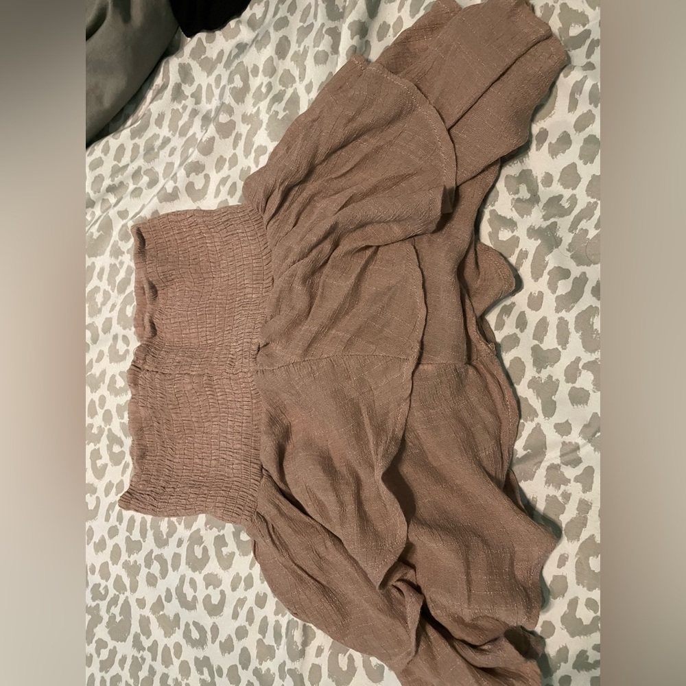 Shein Tan skirt